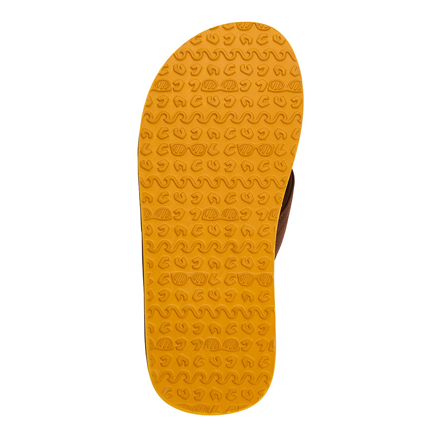 RUGER - Chanclas de cuero para hombre