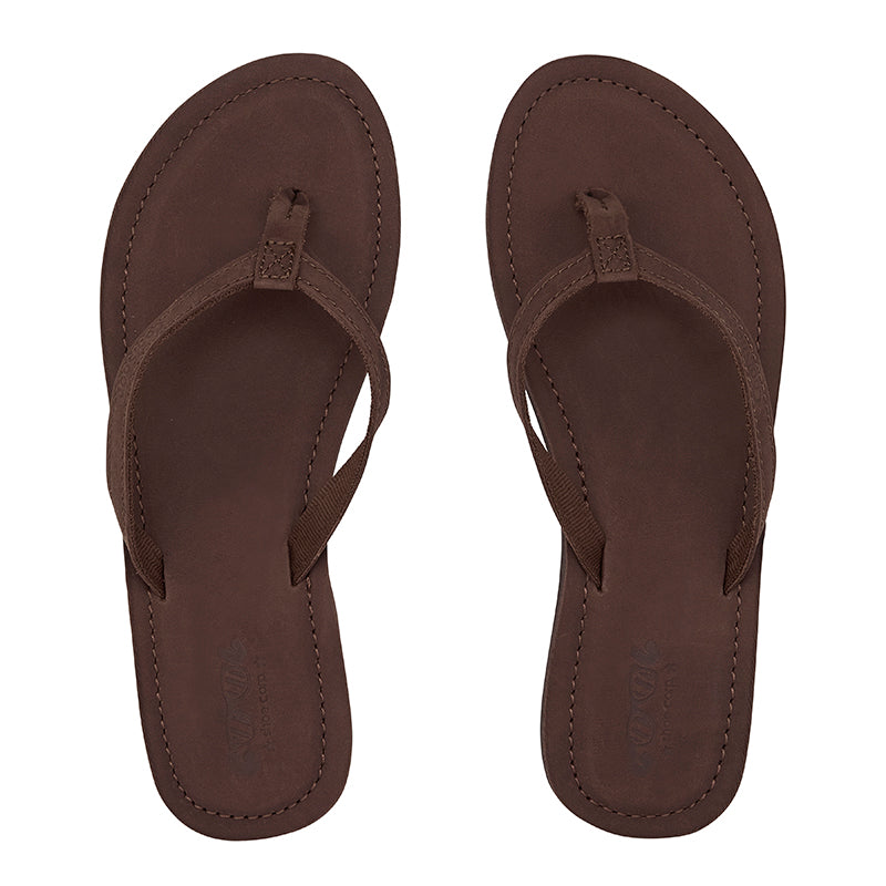 SAFI - Chanclas de piel para mujer