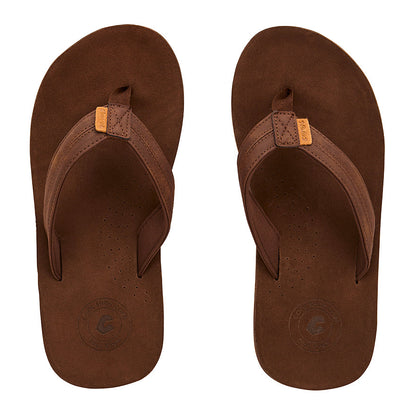 RUGER - Chanclas de cuero para hombre