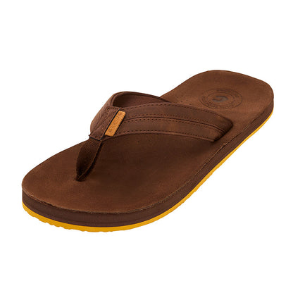 RUGER - Chanclas de cuero para hombre