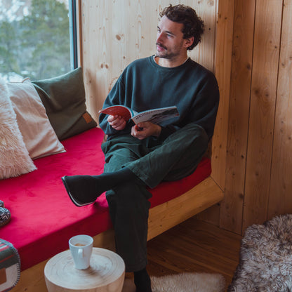 HOME MEN – Hausschuhe mit Fellfutter für Herren