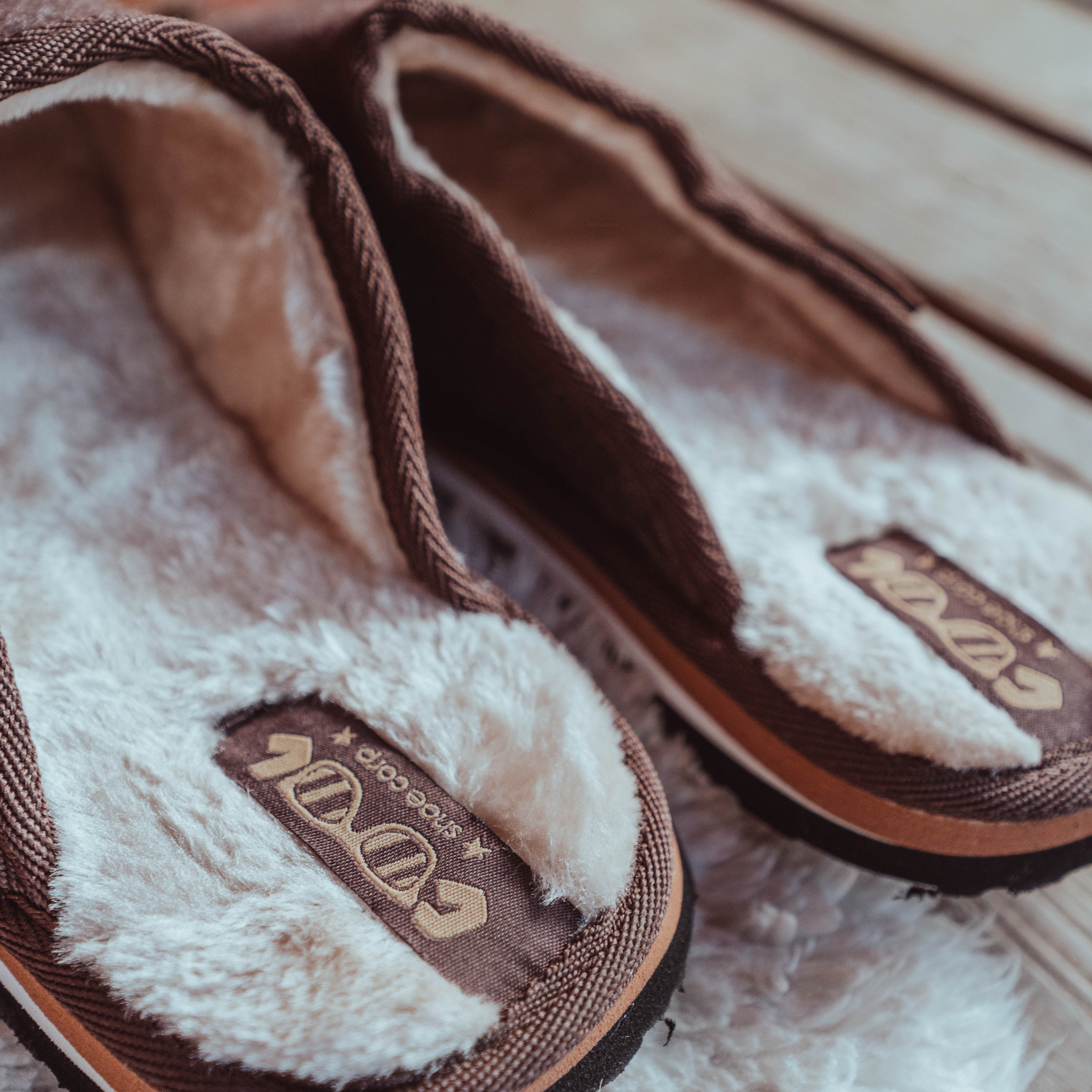 HOME MEN - Chaussons avec doublure fourrée pour Homme