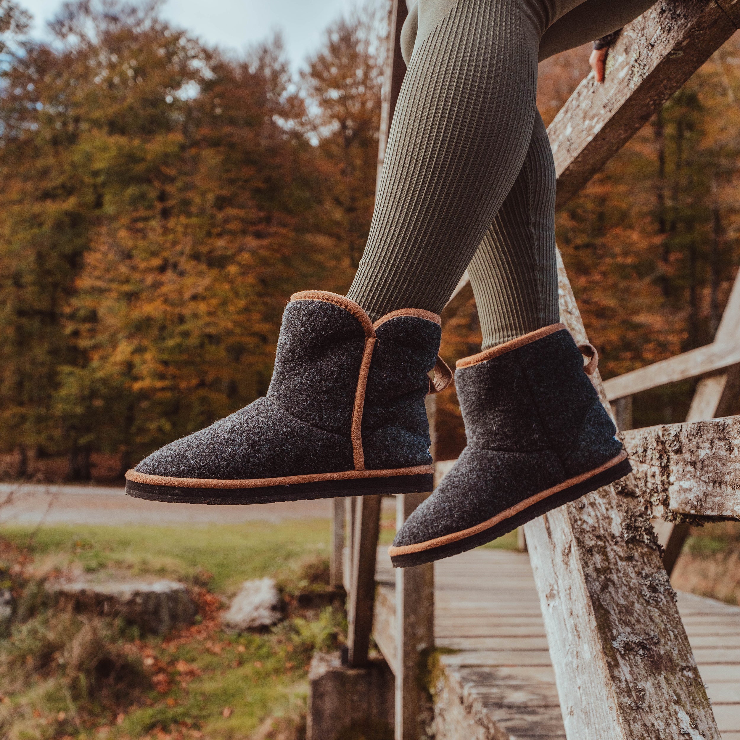 MONTANA - Chaussons avec doublure fourrée pour Femme